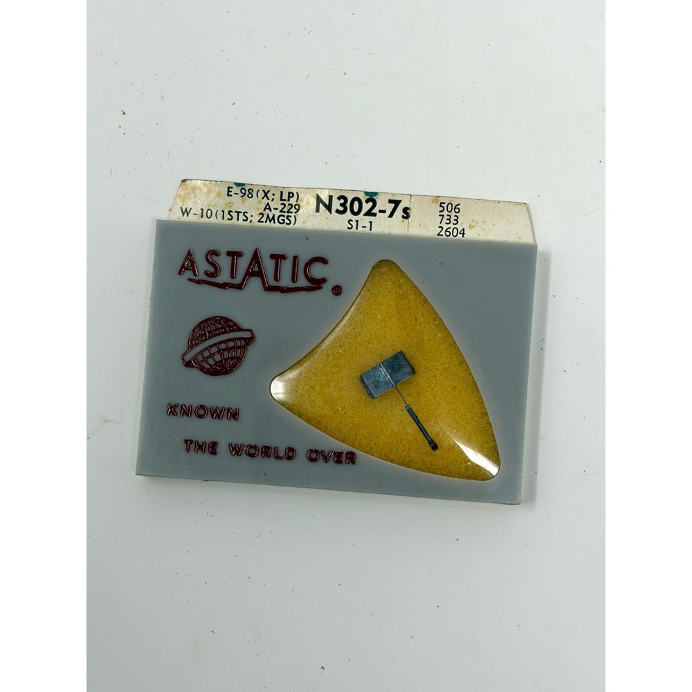 Astatic N302-7s Phonograph Needle Electro Voice 0.7 Mil Sapphire LP Stereo